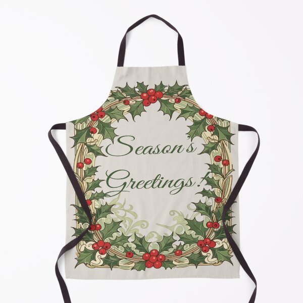 Item preview, Holly Berry Decorative Season's Greetings designed and sold by taiche.