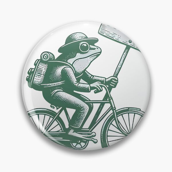 Item preview, Frog On Bike Resist Freedom Frog Portland designed and sold by SavannahCampbel.