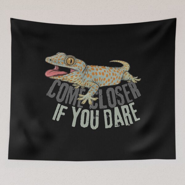 Item preview, toke gecko , tokay gecko, come closer, if you dare designed and sold by Sn1ver.
