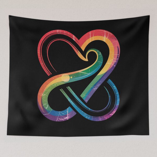 Item preview, Polyamory Polygamy Infinity Heart Pride Month designed and sold by HaileyRobel.