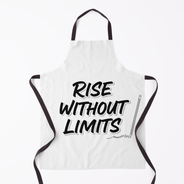 Item preview, Rise Without Limits | Motivational Script Typography Sticker designed and sold by Happyfreedom.