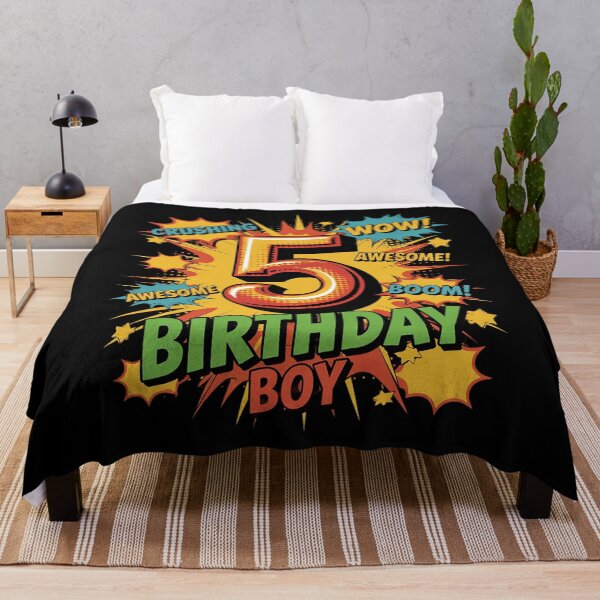Item preview, 5th Birthday Kids Comic Style Kids Boys 5 Year Old  designed and sold by ClassicAnthony.