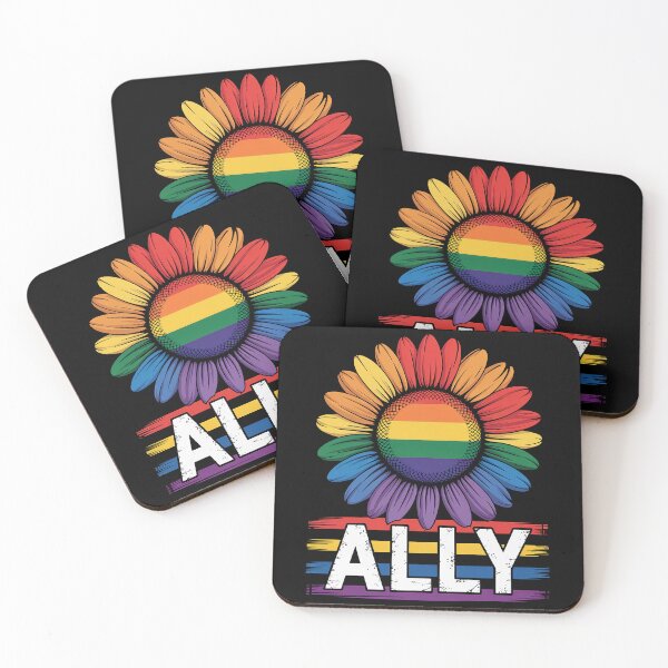 Item preview, LGBTQ Ally - for Gay Pride Month Sunflower Distressed designed and sold by DrewLeuschke.