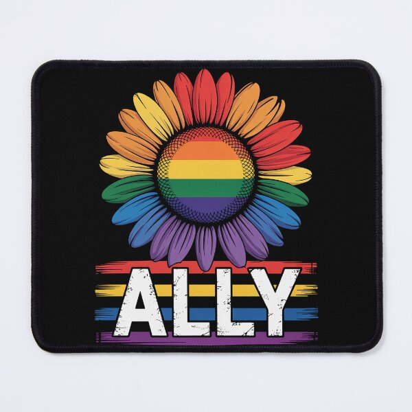 Item preview, LGBTQ Ally - for Gay Pride Month Sunflower Distressed designed and sold by DrewLeuschke.