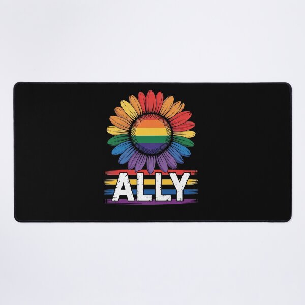 Item preview, LGBTQ Ally - for Gay Pride Month Sunflower Distressed designed and sold by DrewLeuschke.