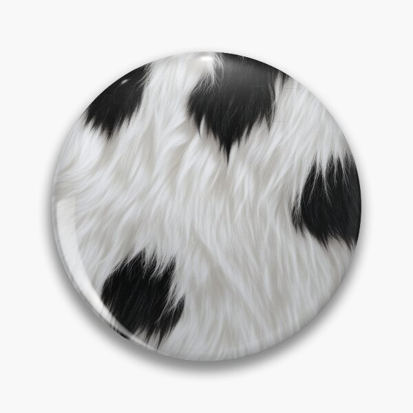 Item preview, Realistic Cow Print Fur Pattern – Soft Black and White Animal Texture Design designed and sold by AwesomeBeyondLimits.