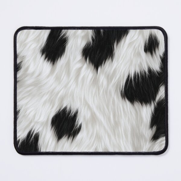Item preview, Realistic Cow Print Fur Pattern – Soft Black and White Animal Texture Design designed and sold by AwesomeBeyondLimits.