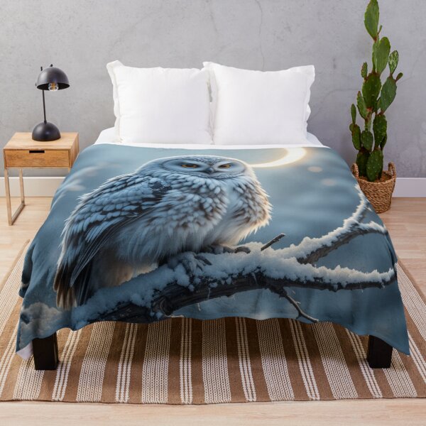 Item preview, Snowy Owl in Moonlit Winter designed and sold by InezPhotography.