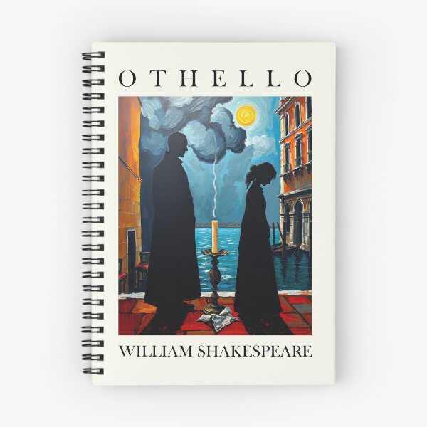 Item preview, Othello William Shakespeare Classic English Literature Artwork designed and sold by kakarikihill.