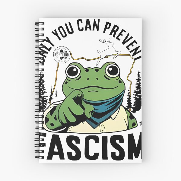 Item preview, Only You Can Prevent Fascism Portland Frog Protest designed and sold by SavannahCampbel.