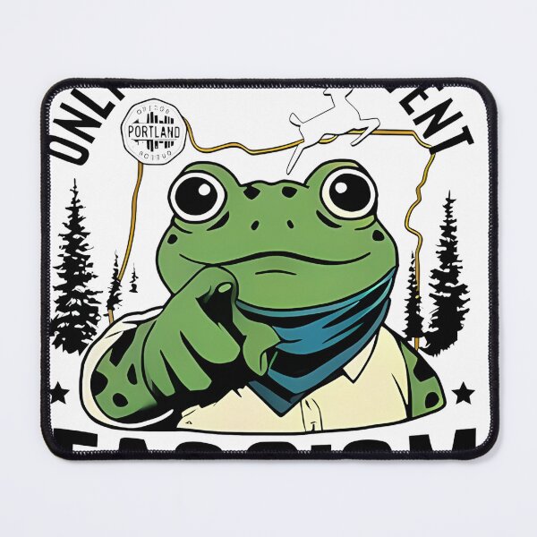 Item preview, Only You Can Prevent Fascism Portland Frog Protest designed and sold by SavannahCampbel.