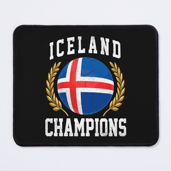 Item preview, SOCCER BALL FLAG CHAMPIONS - ICELAND - Fans and Teams for Men and Women T-shirt designed and sold by wallsandpatts.