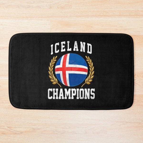 Item preview, SOCCER BALL FLAG CHAMPIONS - ICELAND - Fans and Teams for Men and Women T-shirt designed and sold by wallsandpatts.