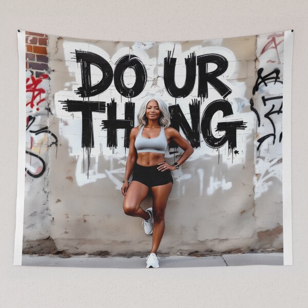 Item preview, do yur thang motivational workout running quote designed and sold by SmashingDeals.