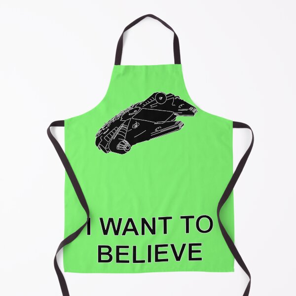 Item preview, I WANT TO BELIEVE - Millennium Falcon designed and sold by NerdHut.