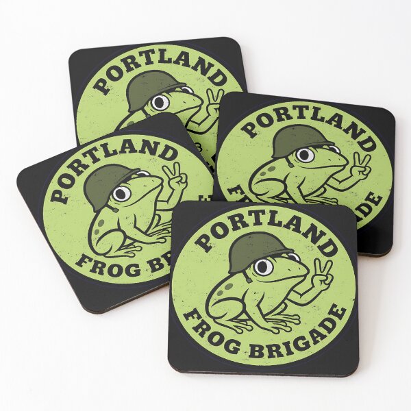 Item preview, Portland Frog Brigade Distressed Protest Political Activists designed and sold by SavannahCampbel.