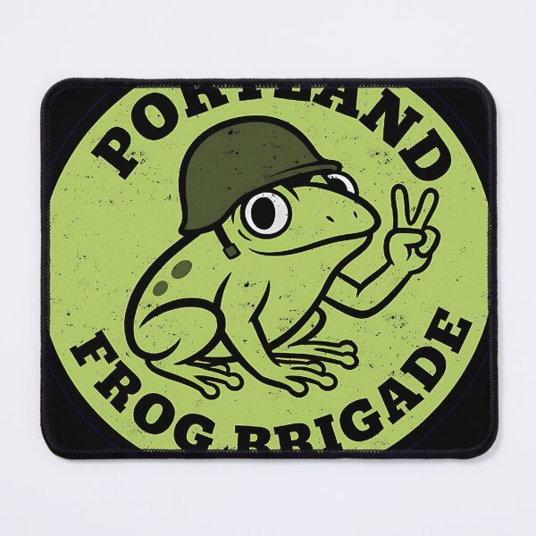 Item preview, Portland Frog Brigade Distressed Protest Political Activists designed and sold by SavannahCampbel.