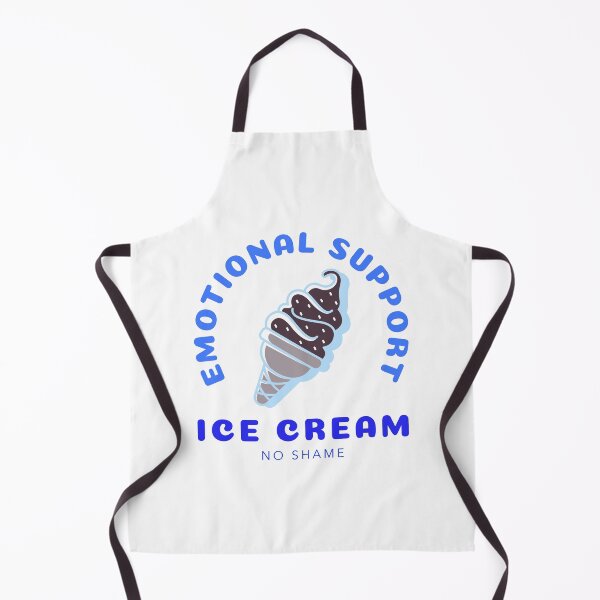 Item preview, Emotional Support Ice Cream (blue) designed and sold by AEMcTees.