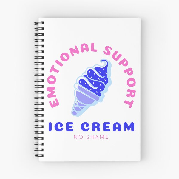 Item preview, Emotional Support Ice Cream (pink) designed and sold by AEMcTees.