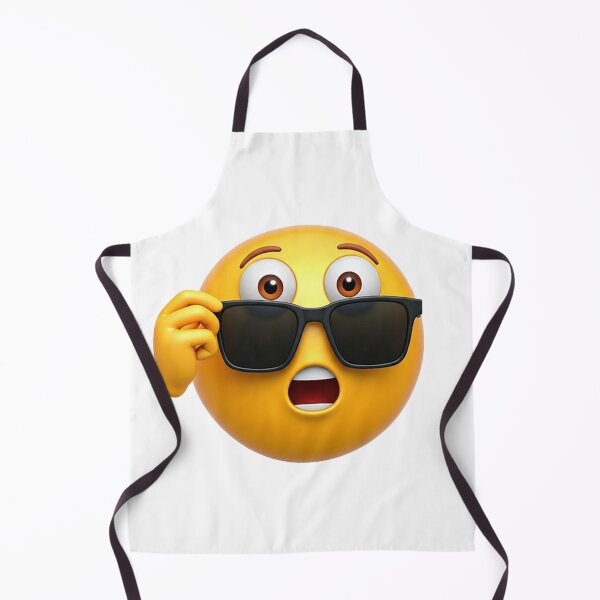 Item preview, Surprised Emoji with Sunglasses – 3D Realistic Shocked Face Expression Meme Icon designed and sold by PixelVibe782.