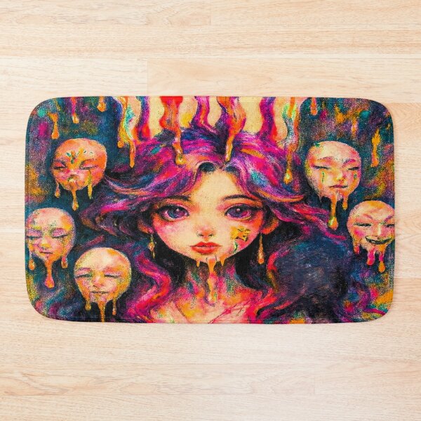 Item preview, Animate the rainbow-dripping canvas designed and sold by Ecosetereos.