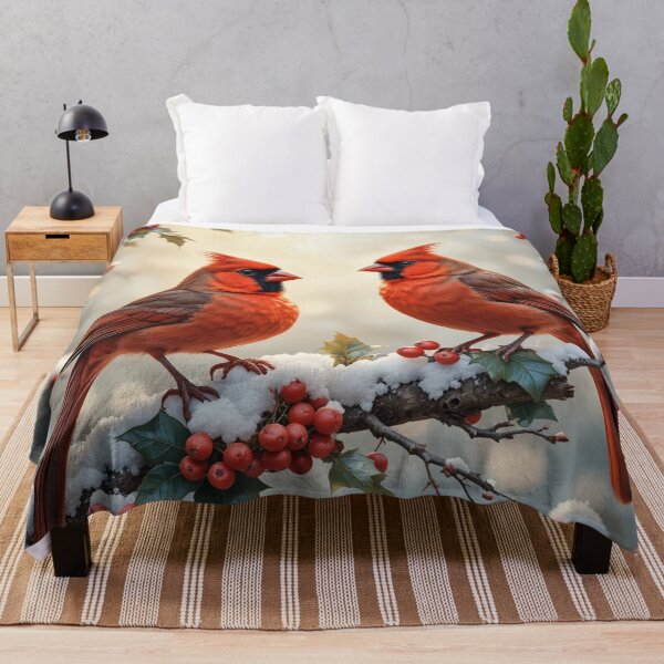 Item preview, Two Cardinals on Snowy Branch designed and sold by InezPhotography.
