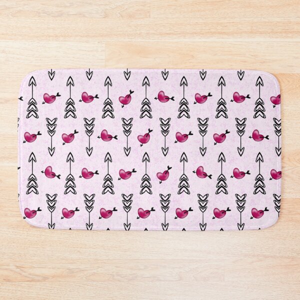 Item preview, Fuschia Pink Hearts And Arrows Pattern – Playful Love Seamless Design designed and sold by Preeyanc.