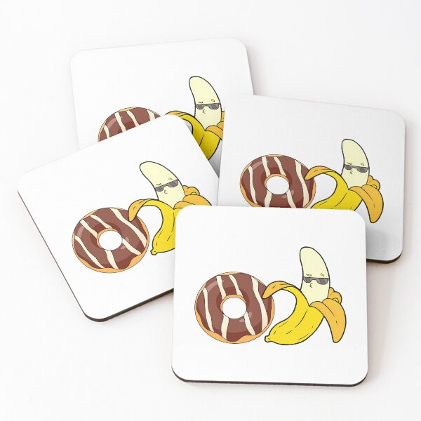 Artikelvorschau, Mein Leben ist wie – Lustiges Bananen- und Donut-Cartoon-Design entworfen und verkauft von RvinJo8.