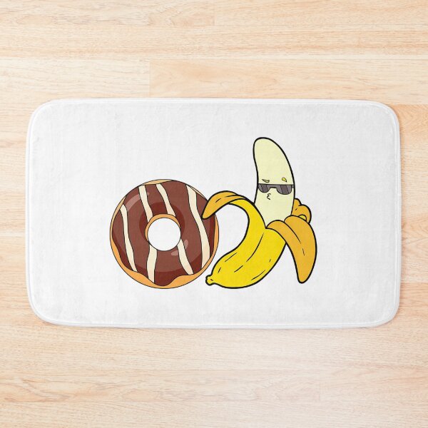Item preview, My Life Be Like – Funny Banana and Donut Cartoon Design designed and sold by PING 999 STUDIO.