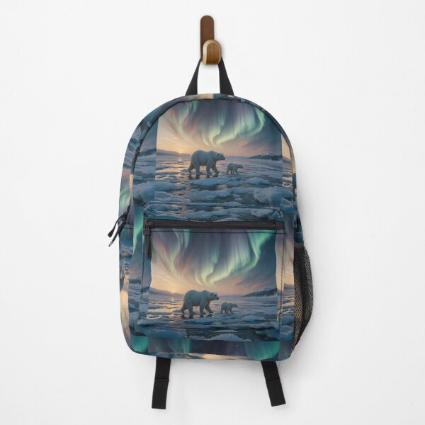 Item preview, Polar Bears Under Northern Lights designed and sold by InezPhotography.