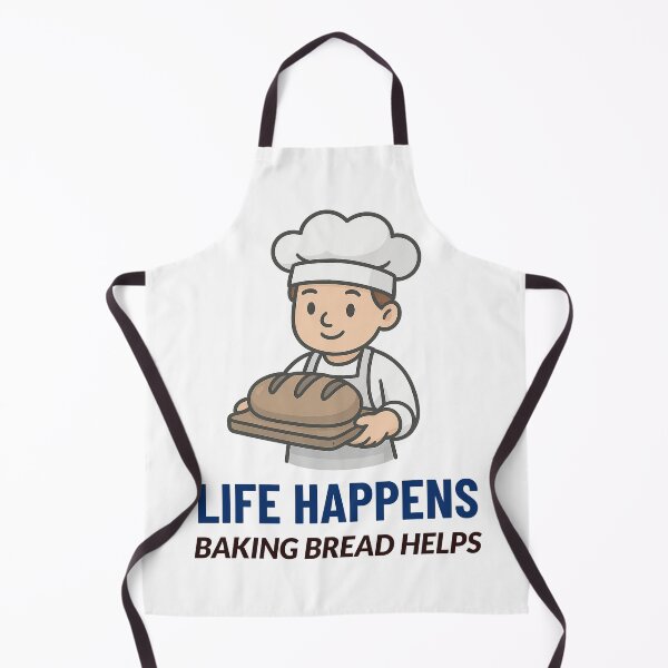 Item preview, Life Happens: Baking Bread Helps (male) designed and sold by AEMcTees.