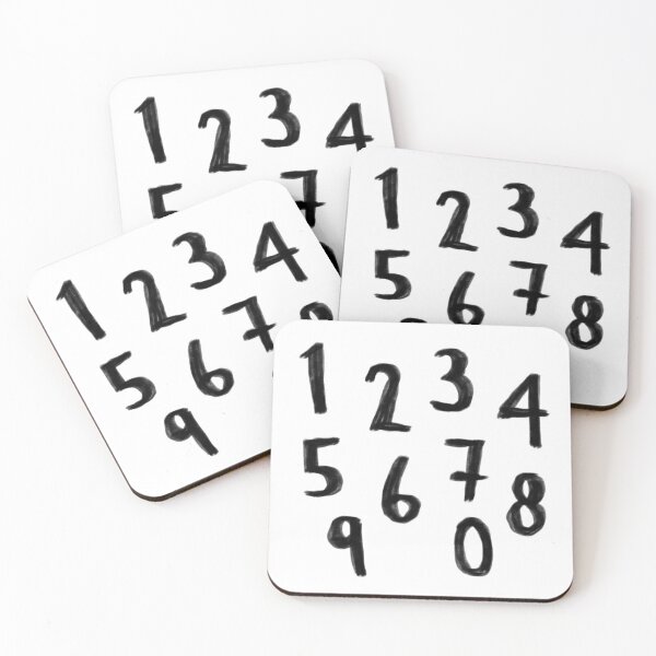 Item preview, Numbers 1 to 9 and 0 designed and sold by badlydrawnbabe.