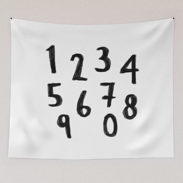 Item preview, Numbers 1 to 9 and 0 designed and sold by badlydrawnbabe.
