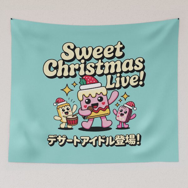 Item preview, Kawaii Cake and Friends Perform a Sugary Christmas Concert designed and sold by SplashTastic.