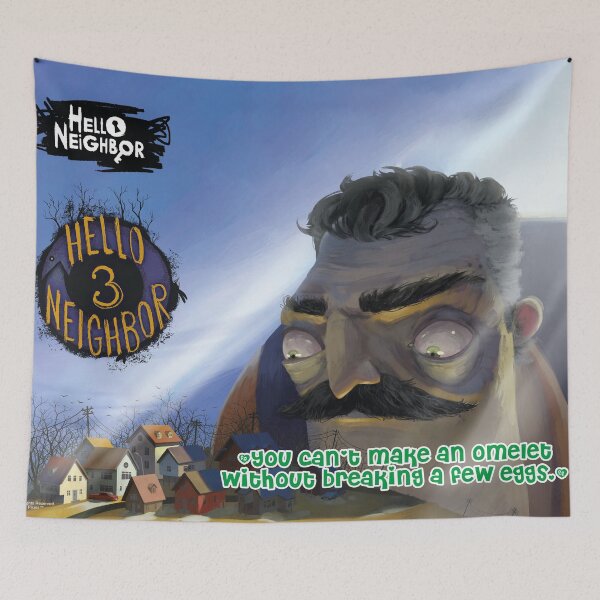 Item preview, Hello Neighbor, you can't make an omelet without breaking a few eggs designed and sold by Mauswohn.