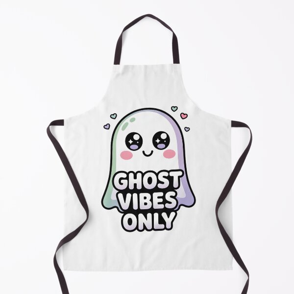Item preview, Cute Kawaii Ghost Vibes Only Illustration designed and sold by StormVape.
