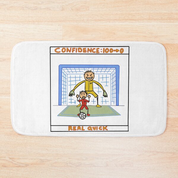Item preview, Funny Soccer Confidence Drop Comic T-Shirt Gift for Football Fans designed and sold by Popstudio85.