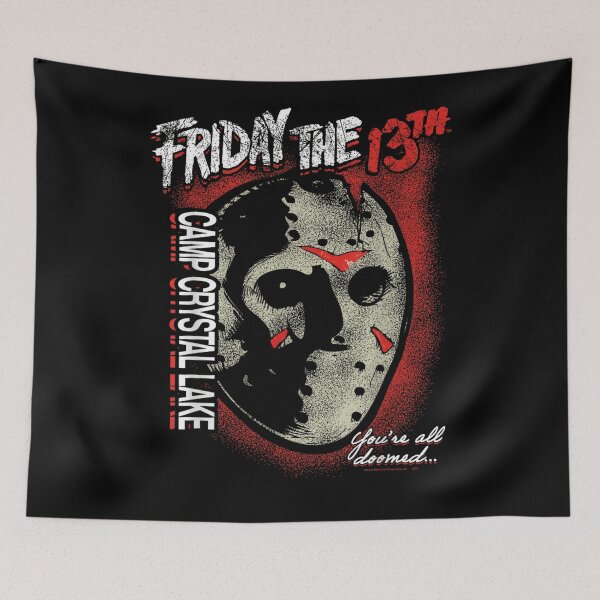 Item preview, Jason Mask You're All Doomed Horror Movie designed and sold by HarinDonreka.