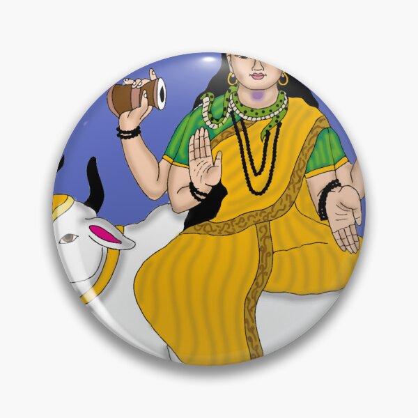 Item preview, Goddess Maheshwari Divine Art designed and sold by Harshit_Digital_Arts.