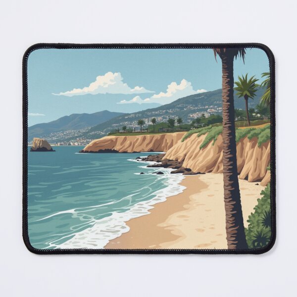 Item preview, Malibu Travel Poster, Perfect Gift for Travel Enthusiasts, Vintage Style Wall Art, USA art for home decor, Malibu print. Sticker designed and sold by Thegalleryshop1.