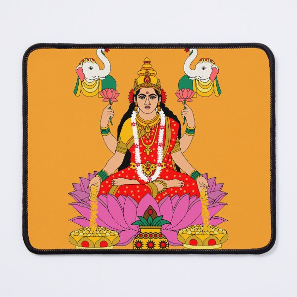 Item preview, Goddess Lakshmi Divine Art designed and sold by Harshit_Digital_Arts.