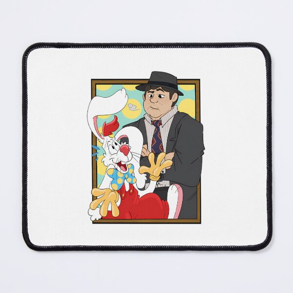 Item preview, Nervous Rabbit & Serious Detective – Cartoon Duo Design designed and sold by GalaFunny.