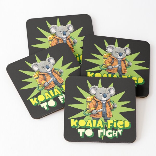 Item preview, Koala-fied to Fight - Bushfire Hero designed and sold by AwesomeBeyondLimits.