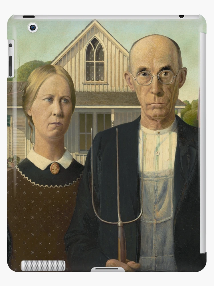 American Gothic Painting Grant Wood