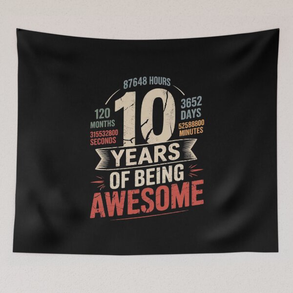 Item preview, 10 Years 132 Months Of Being Awesome 11th Birthday  designed and sold by MathisBellanger.