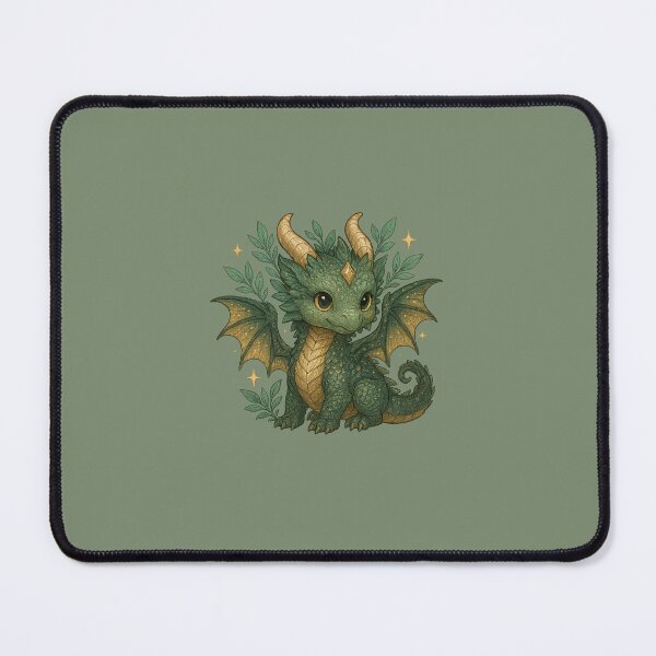 Item preview, Baby Emerald Dragon designed and sold by HapaHara.