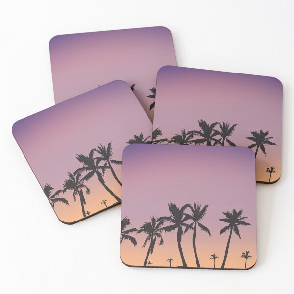 Item preview, Hawaii Sunset Palm Trees Silhouette Gradient Sky  designed and sold by Stable-Camp-Rd.