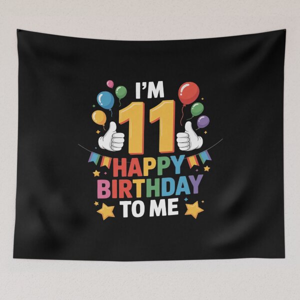 Item preview, 11 Year Old I'm 11 Happy Birthday To Me 11th Birthday  designed and sold by MathisBellanger.