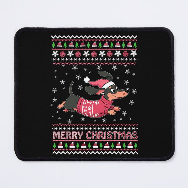 Item preview, Merry Christmas Sweater Wiener Dog designed and sold by jillianhanna.