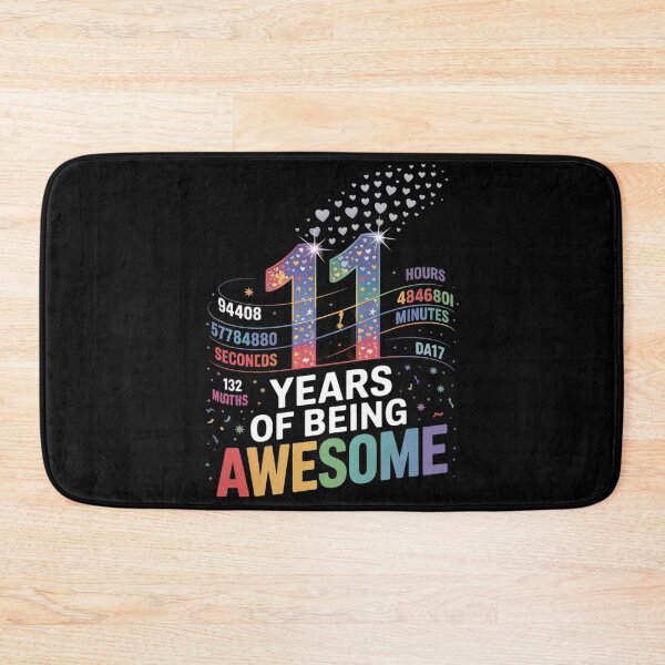 Item preview, 11 Years Of Being Awesome 11th Birthday Party 132 Months  designed and sold by MathisBellanger.